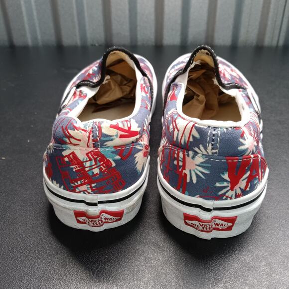 Vans Classic Slip On Floral Sneakers Unisex Men Women - Picture 8 of 8